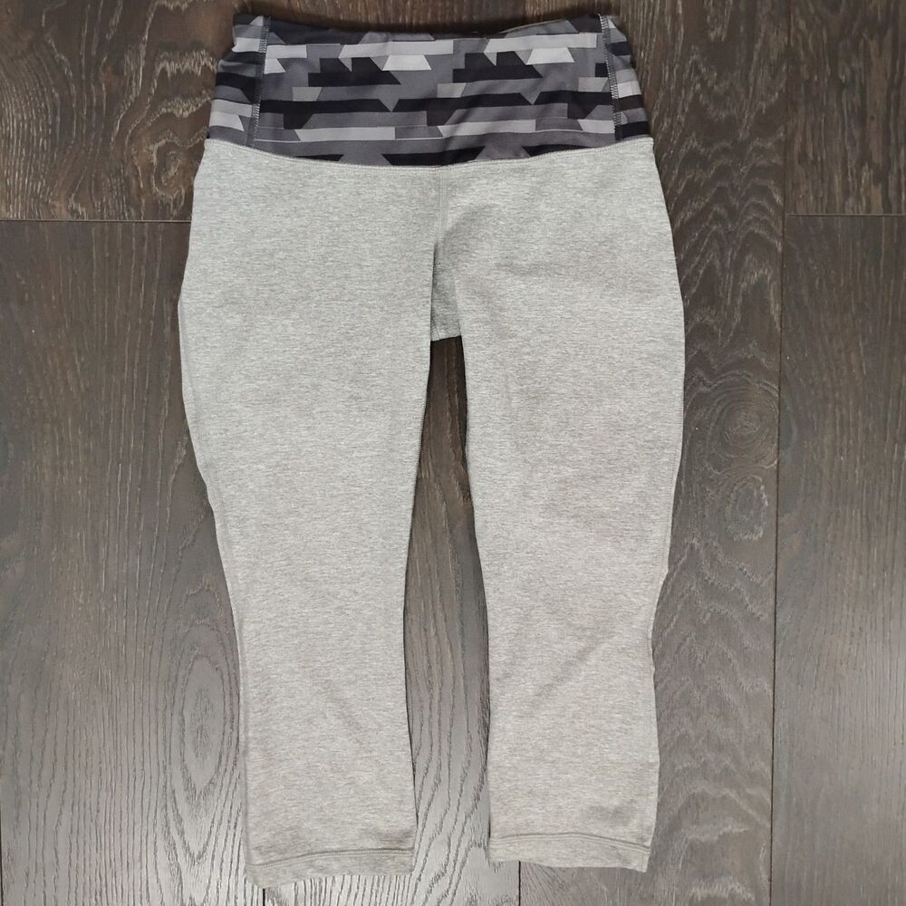 Patagonia Heather Gray Cropped Athletic Pants Lightweight Womens XXS
